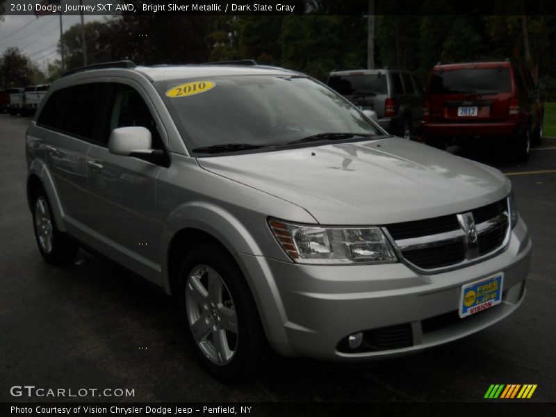 Bright Silver Metallic / Dark Slate Gray 2010 Dodge Journey SXT AWD