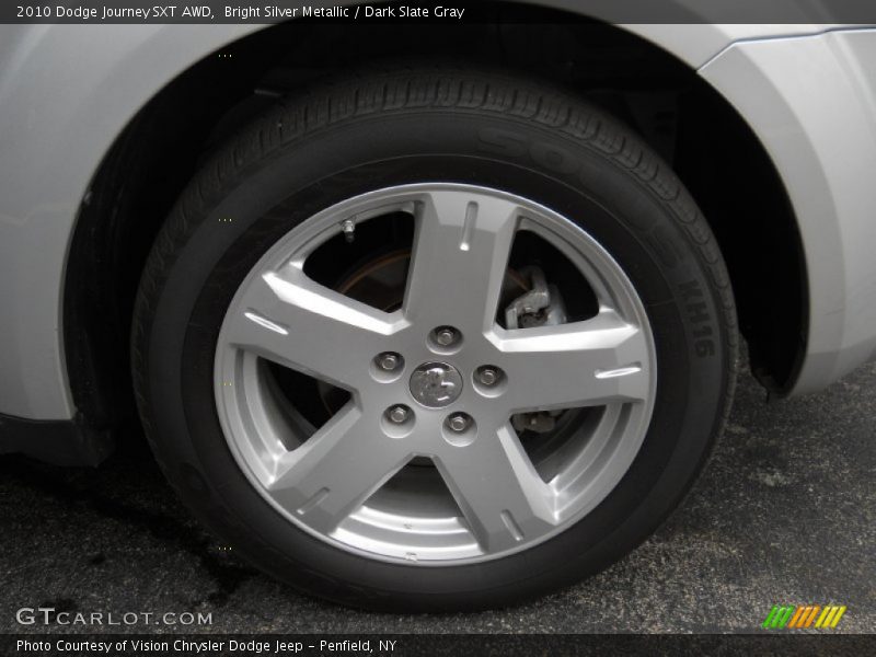 Bright Silver Metallic / Dark Slate Gray 2010 Dodge Journey SXT AWD