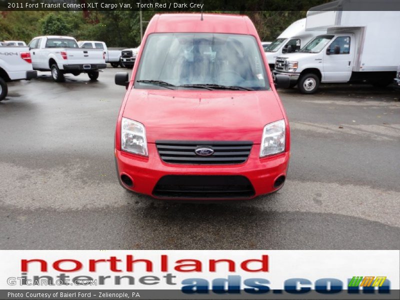 Torch Red / Dark Grey 2011 Ford Transit Connect XLT Cargo Van