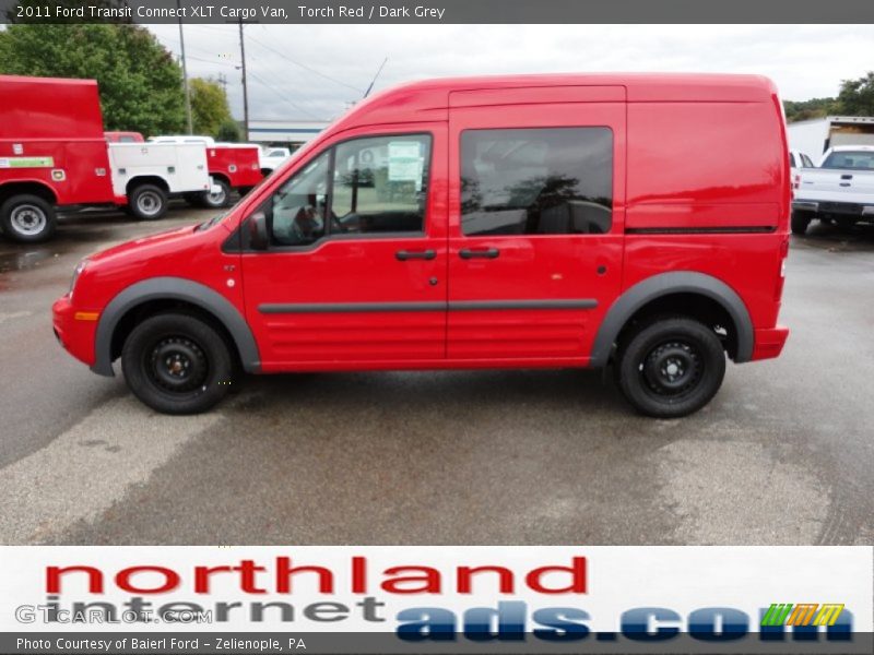 Torch Red / Dark Grey 2011 Ford Transit Connect XLT Cargo Van
