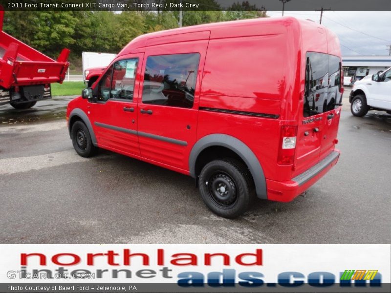 Torch Red / Dark Grey 2011 Ford Transit Connect XLT Cargo Van
