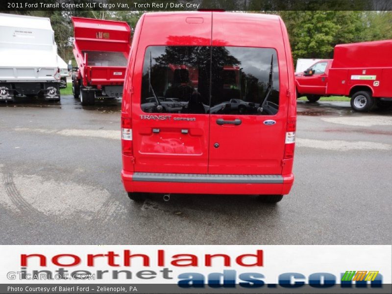 Torch Red / Dark Grey 2011 Ford Transit Connect XLT Cargo Van