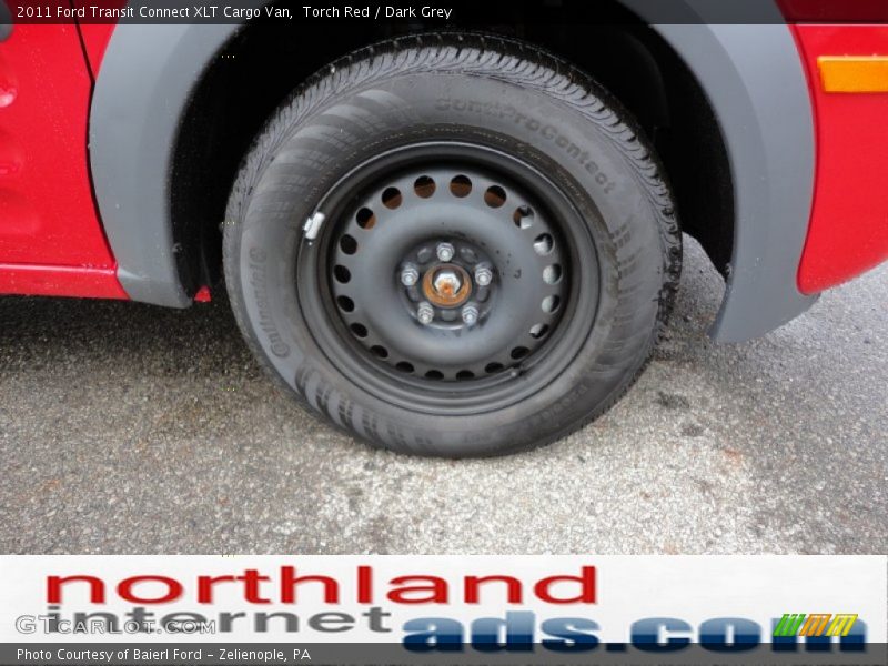 Torch Red / Dark Grey 2011 Ford Transit Connect XLT Cargo Van