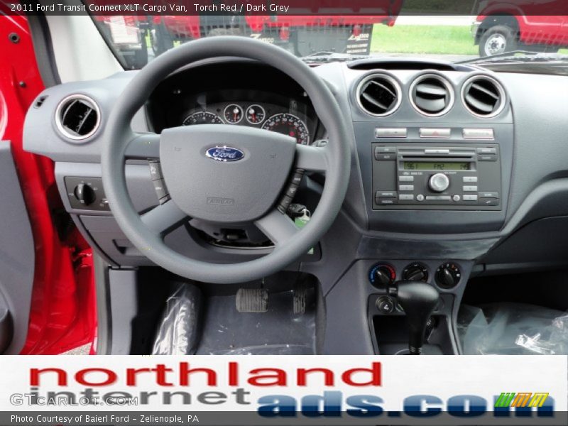 Torch Red / Dark Grey 2011 Ford Transit Connect XLT Cargo Van