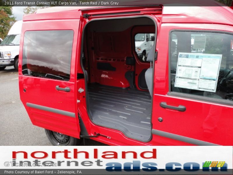 Torch Red / Dark Grey 2011 Ford Transit Connect XLT Cargo Van