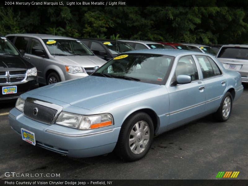 Light Ice Blue Metallic / Light Flint 2004 Mercury Grand Marquis LS