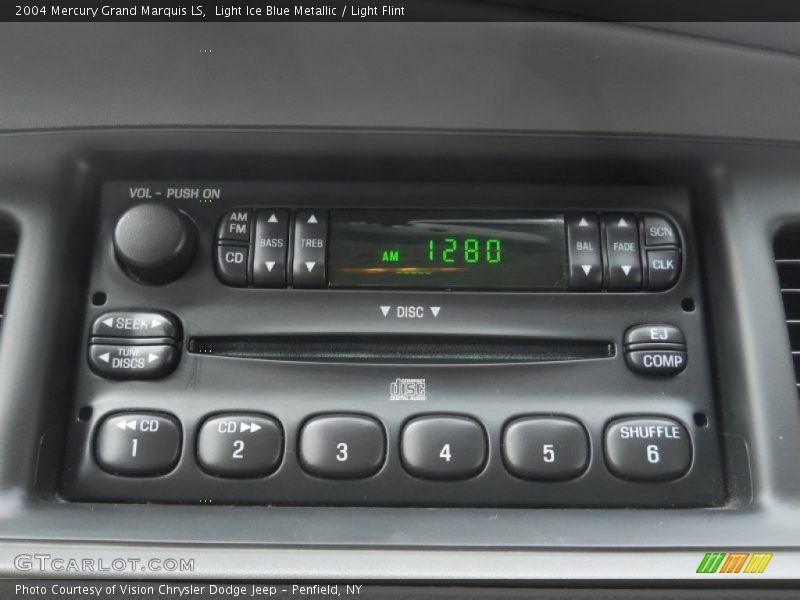 Light Ice Blue Metallic / Light Flint 2004 Mercury Grand Marquis LS