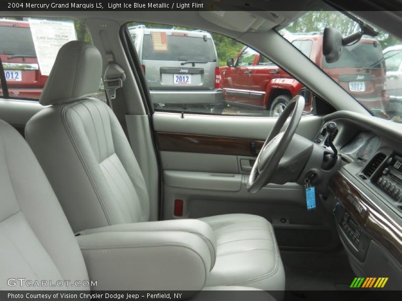 Light Ice Blue Metallic / Light Flint 2004 Mercury Grand Marquis LS
