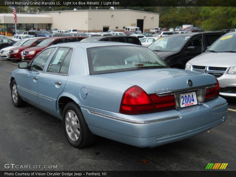 Light Ice Blue Metallic / Light Flint 2004 Mercury Grand Marquis LS
