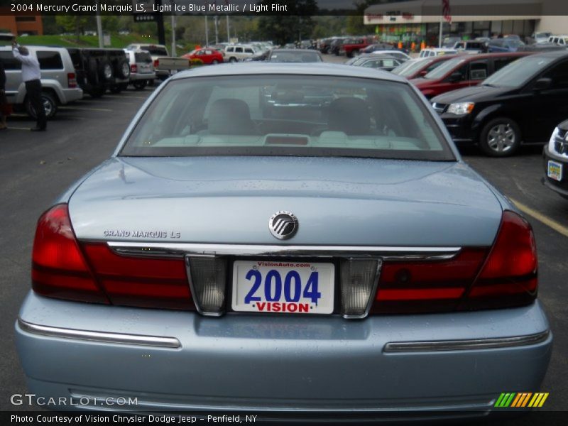 Light Ice Blue Metallic / Light Flint 2004 Mercury Grand Marquis LS