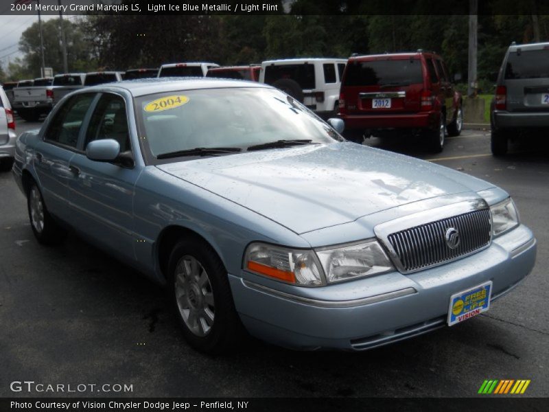 Light Ice Blue Metallic / Light Flint 2004 Mercury Grand Marquis LS
