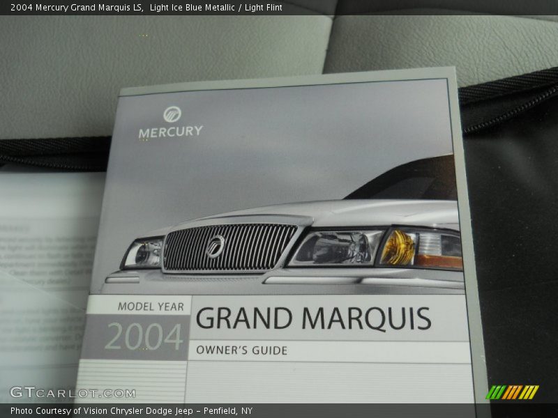 Light Ice Blue Metallic / Light Flint 2004 Mercury Grand Marquis LS