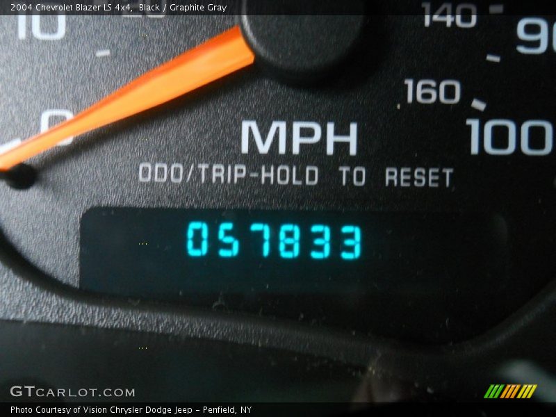 Black / Graphite Gray 2004 Chevrolet Blazer LS 4x4