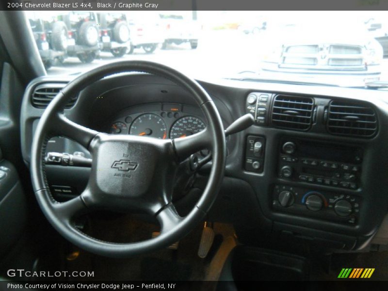 Black / Graphite Gray 2004 Chevrolet Blazer LS 4x4