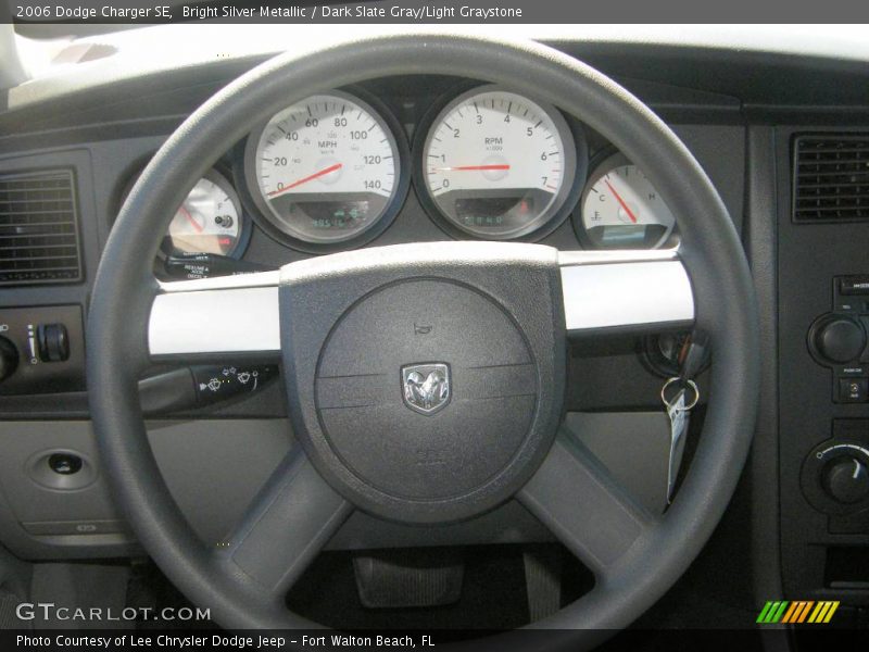 Bright Silver Metallic / Dark Slate Gray/Light Graystone 2006 Dodge Charger SE
