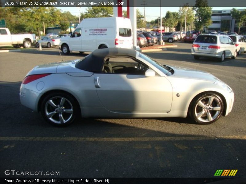 Silver Alloy / Carbon Cloth 2009 Nissan 350Z Enthusiast Roadster