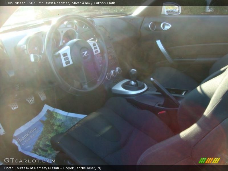 Silver Alloy / Carbon Cloth 2009 Nissan 350Z Enthusiast Roadster