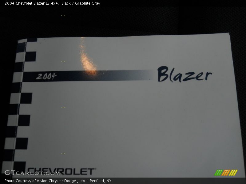 Black / Graphite Gray 2004 Chevrolet Blazer LS 4x4
