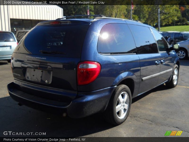 Midnight Blue Pearl / Medium Slate Gray 2006 Dodge Grand Caravan SE
