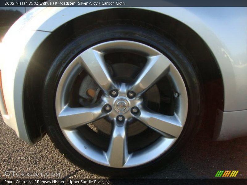 Silver Alloy / Carbon Cloth 2009 Nissan 350Z Enthusiast Roadster