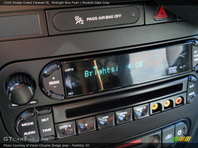 Midnight Blue Pearl / Medium Slate Gray 2006 Dodge Grand Caravan SE
