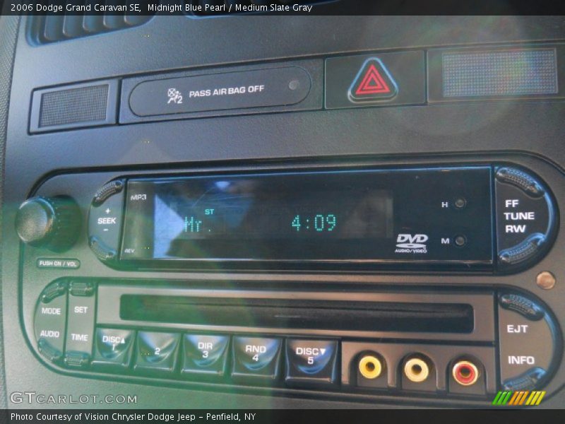Midnight Blue Pearl / Medium Slate Gray 2006 Dodge Grand Caravan SE