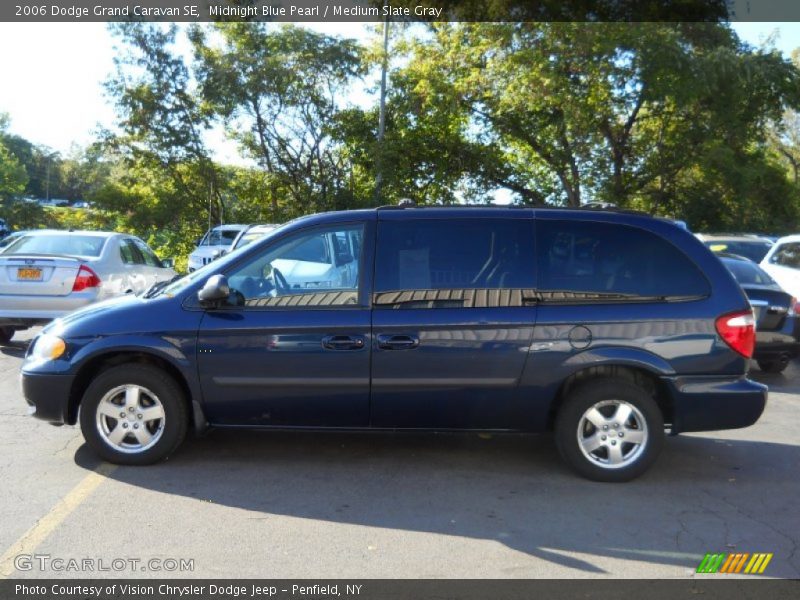 Midnight Blue Pearl / Medium Slate Gray 2006 Dodge Grand Caravan SE
