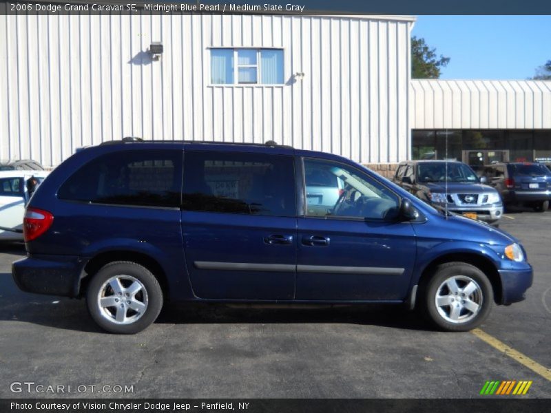 Midnight Blue Pearl / Medium Slate Gray 2006 Dodge Grand Caravan SE