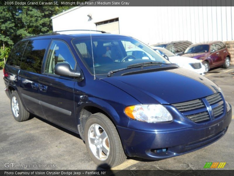 Midnight Blue Pearl / Medium Slate Gray 2006 Dodge Grand Caravan SE