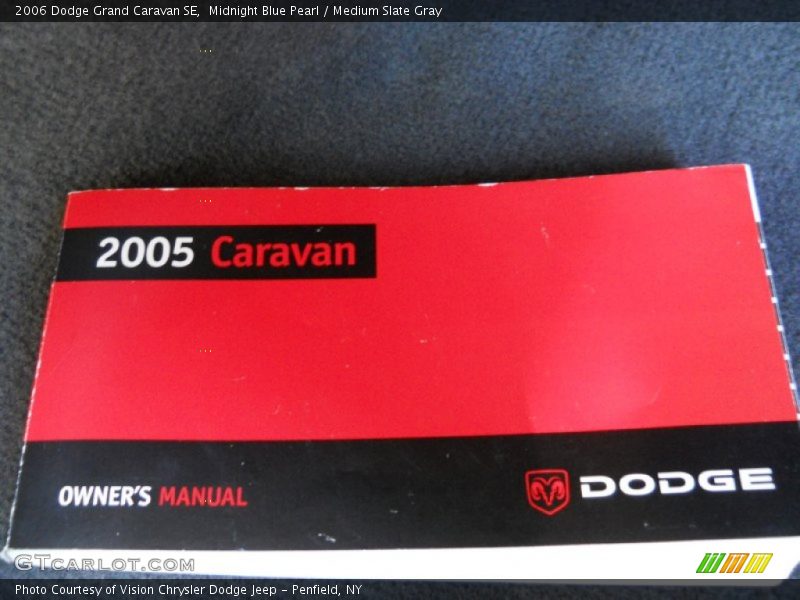 Midnight Blue Pearl / Medium Slate Gray 2006 Dodge Grand Caravan SE