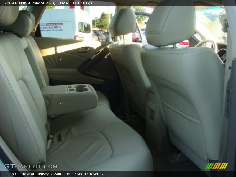 Glacier Pearl / Beige 2009 Nissan Murano SL AWD