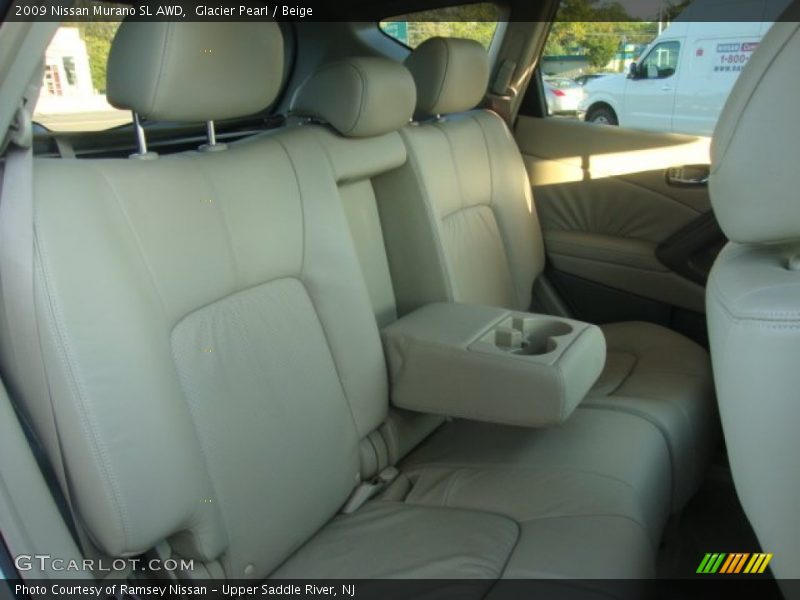 Glacier Pearl / Beige 2009 Nissan Murano SL AWD