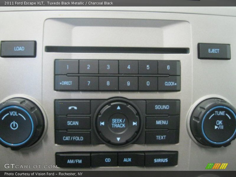Tuxedo Black Metallic / Charcoal Black 2011 Ford Escape XLT