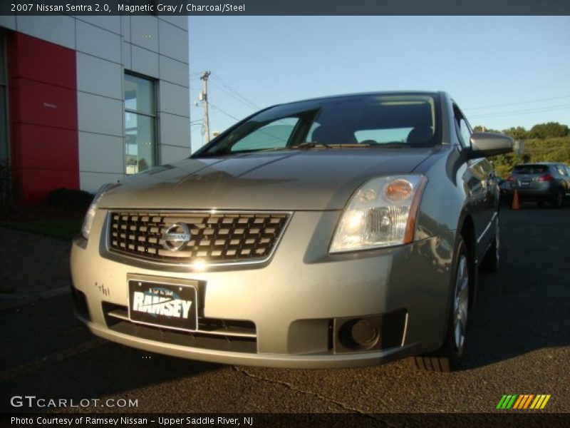 Magnetic Gray / Charcoal/Steel 2007 Nissan Sentra 2.0