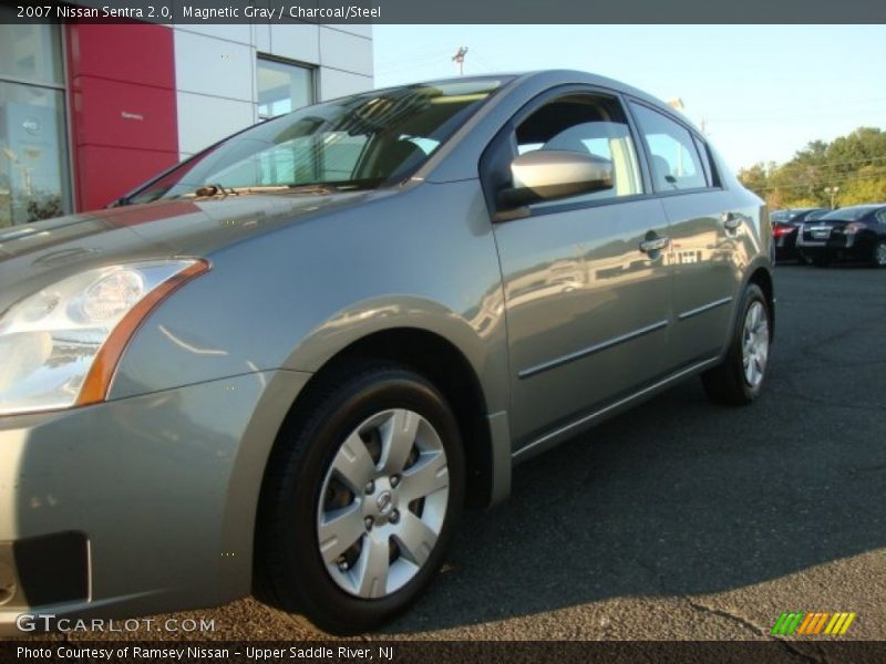 Magnetic Gray / Charcoal/Steel 2007 Nissan Sentra 2.0