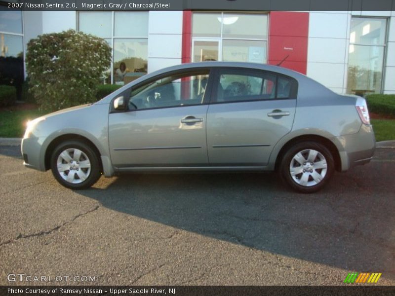 Magnetic Gray / Charcoal/Steel 2007 Nissan Sentra 2.0