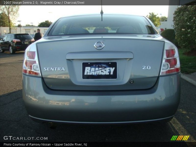 Magnetic Gray / Charcoal/Steel 2007 Nissan Sentra 2.0