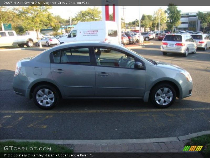 Magnetic Gray / Charcoal/Steel 2007 Nissan Sentra 2.0