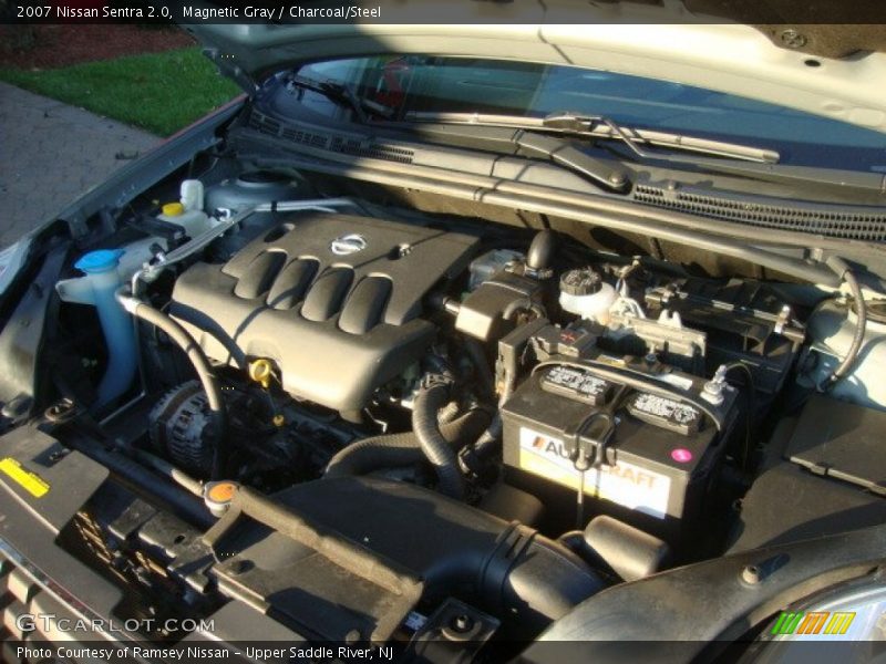Magnetic Gray / Charcoal/Steel 2007 Nissan Sentra 2.0
