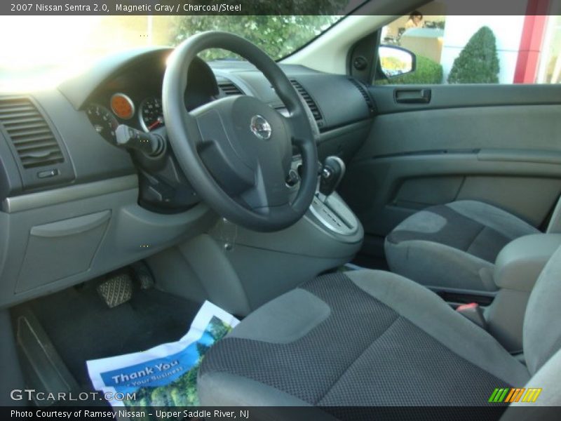 Magnetic Gray / Charcoal/Steel 2007 Nissan Sentra 2.0