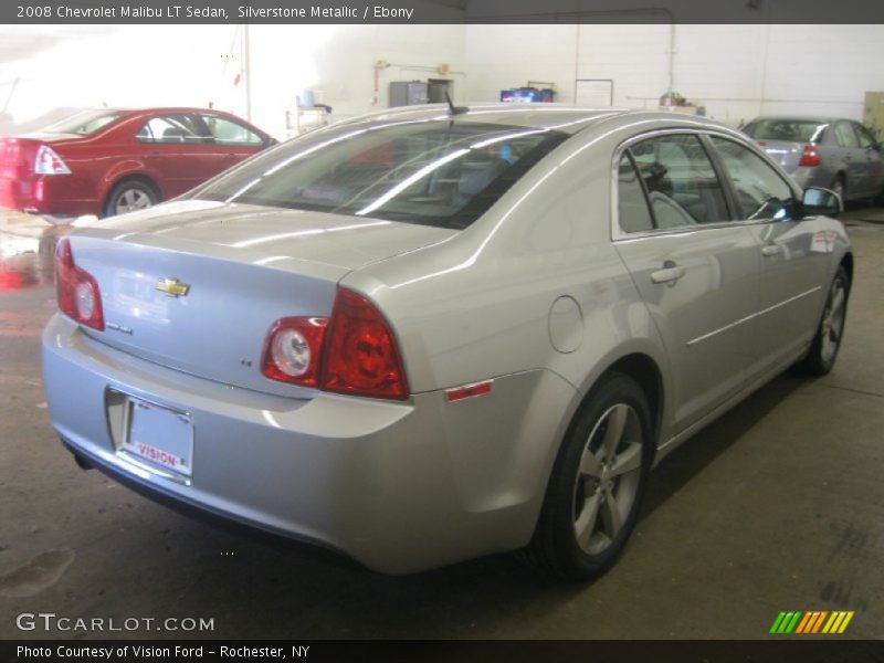 Silverstone Metallic / Ebony 2008 Chevrolet Malibu LT Sedan