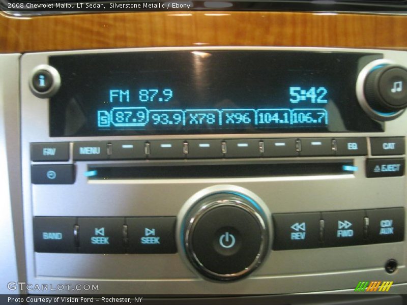 Silverstone Metallic / Ebony 2008 Chevrolet Malibu LT Sedan