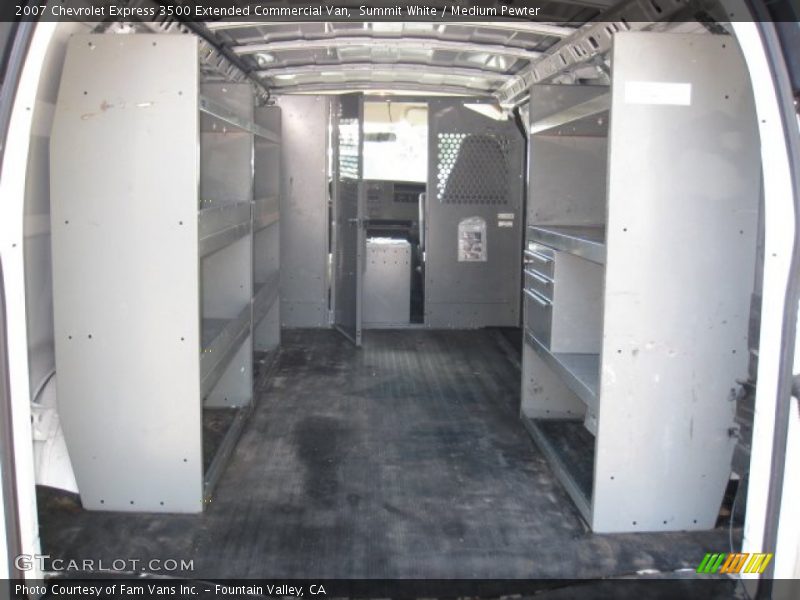 Summit White / Medium Pewter 2007 Chevrolet Express 3500 Extended Commercial Van