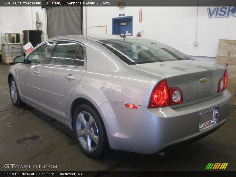 Silverstone Metallic / Ebony 2008 Chevrolet Malibu LT Sedan