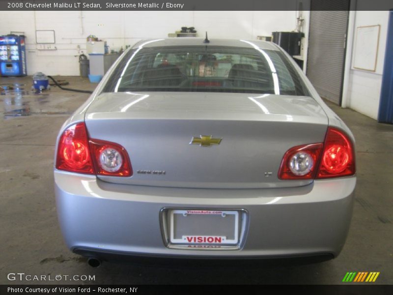 Silverstone Metallic / Ebony 2008 Chevrolet Malibu LT Sedan