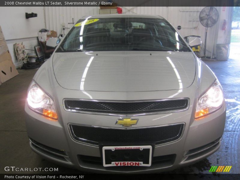 Silverstone Metallic / Ebony 2008 Chevrolet Malibu LT Sedan