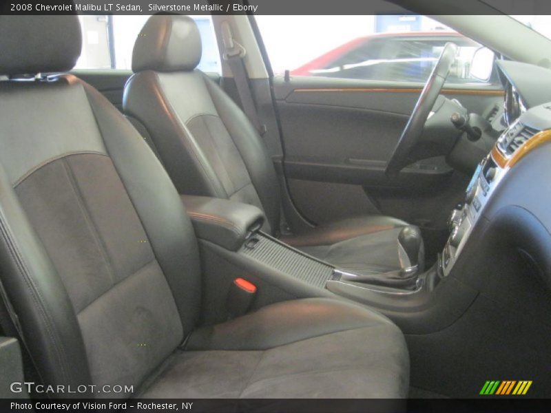 Silverstone Metallic / Ebony 2008 Chevrolet Malibu LT Sedan