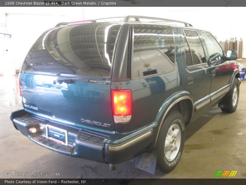 Dark Green Metallic / Graphite 1998 Chevrolet Blazer LS 4x4