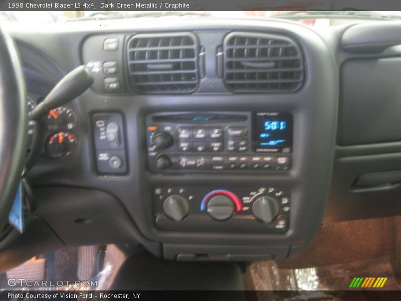 Dark Green Metallic / Graphite 1998 Chevrolet Blazer LS 4x4
