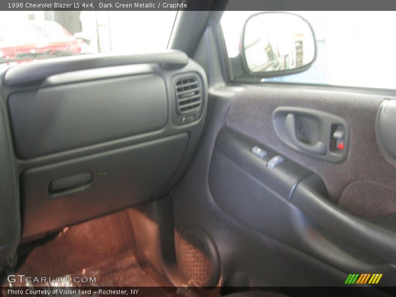 Dark Green Metallic / Graphite 1998 Chevrolet Blazer LS 4x4